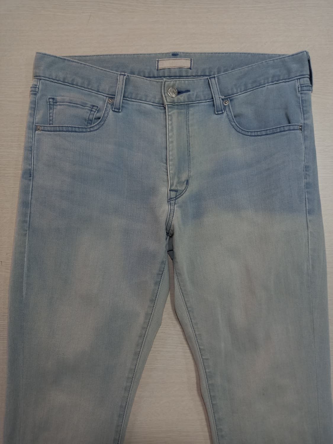 32 유니끌로 스판 슬림일자진 연청 32-359 상품이미지3