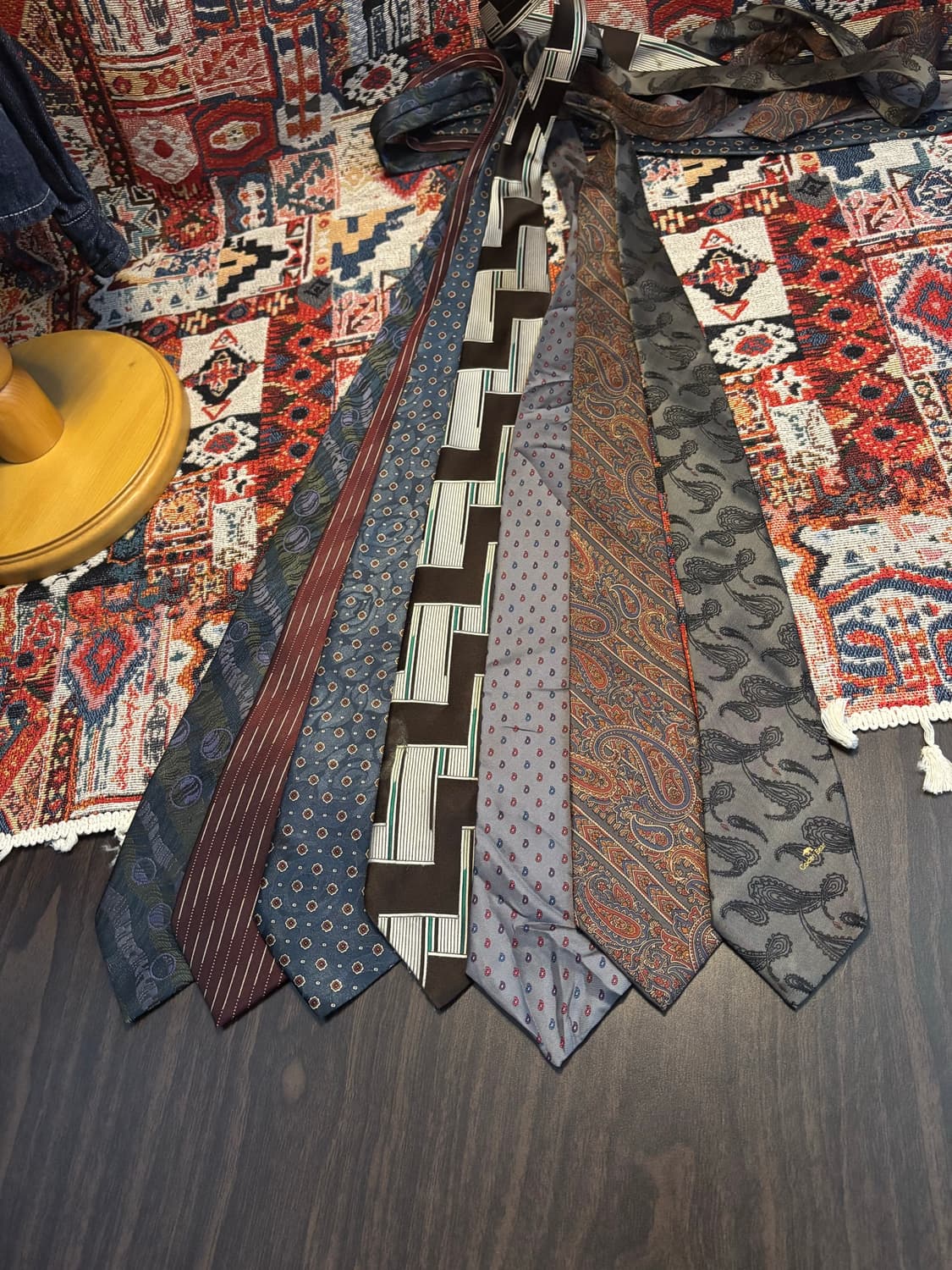 Japanese Vintage various patterns ties 상품이미지2
