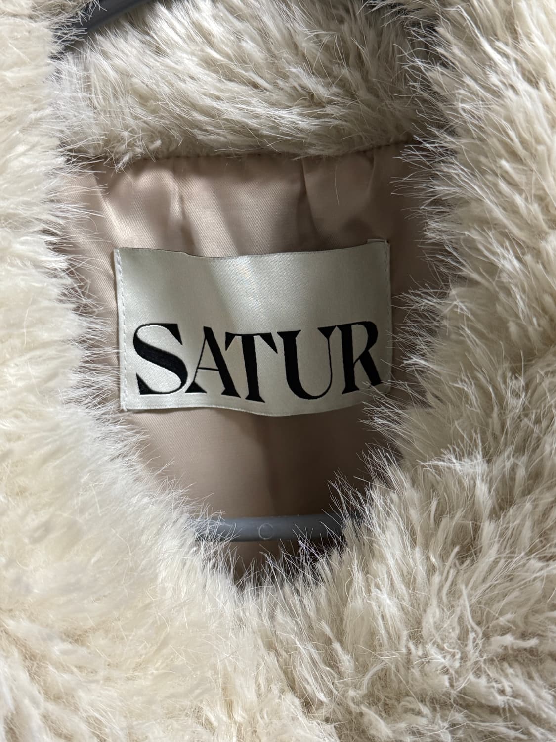 세터 satur 페이크 퍼 자켓 상품이미지3