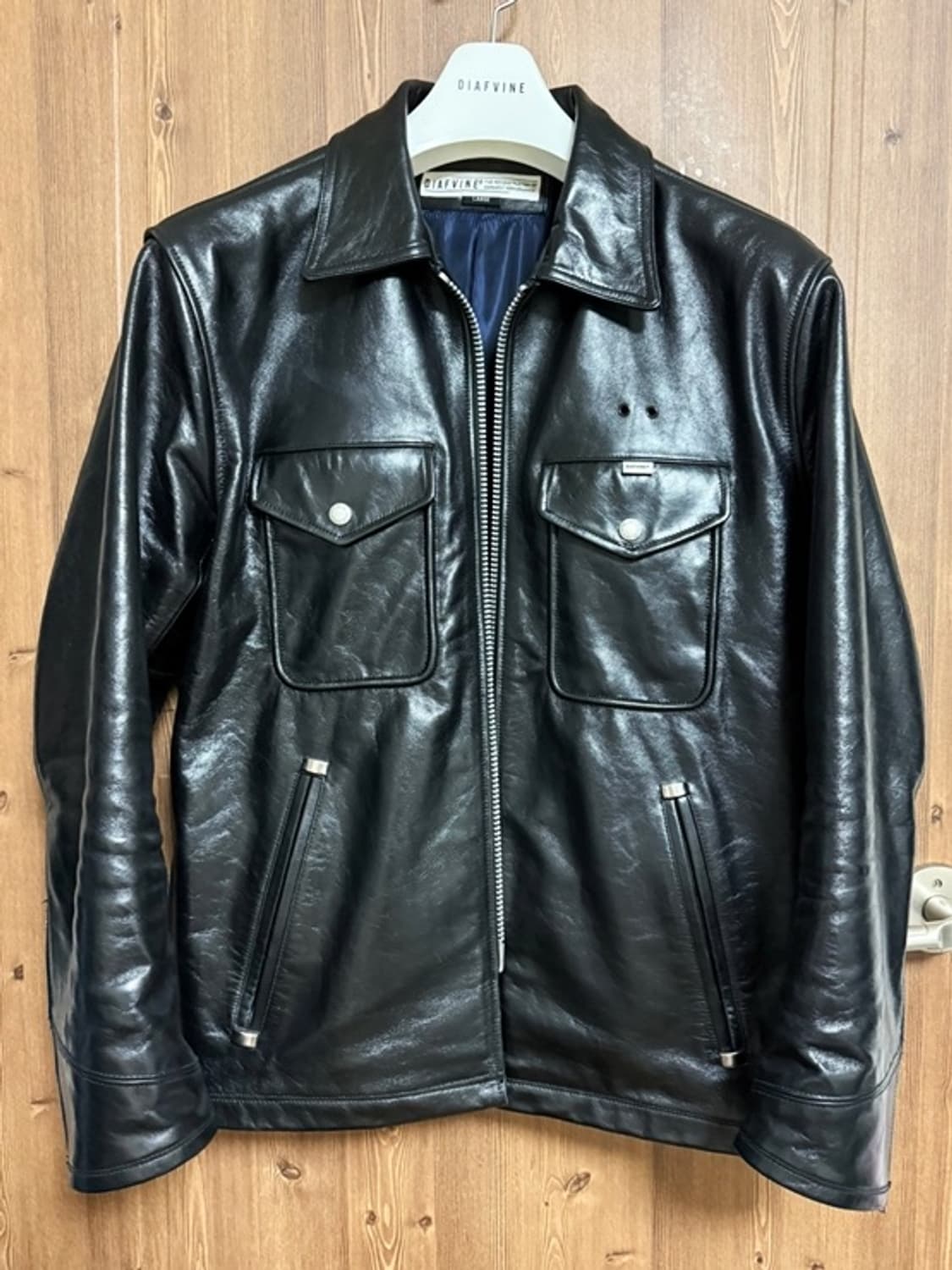 디아프바인 650 폴리스 레더자켓 판매합니다. [L] 상품이미지1