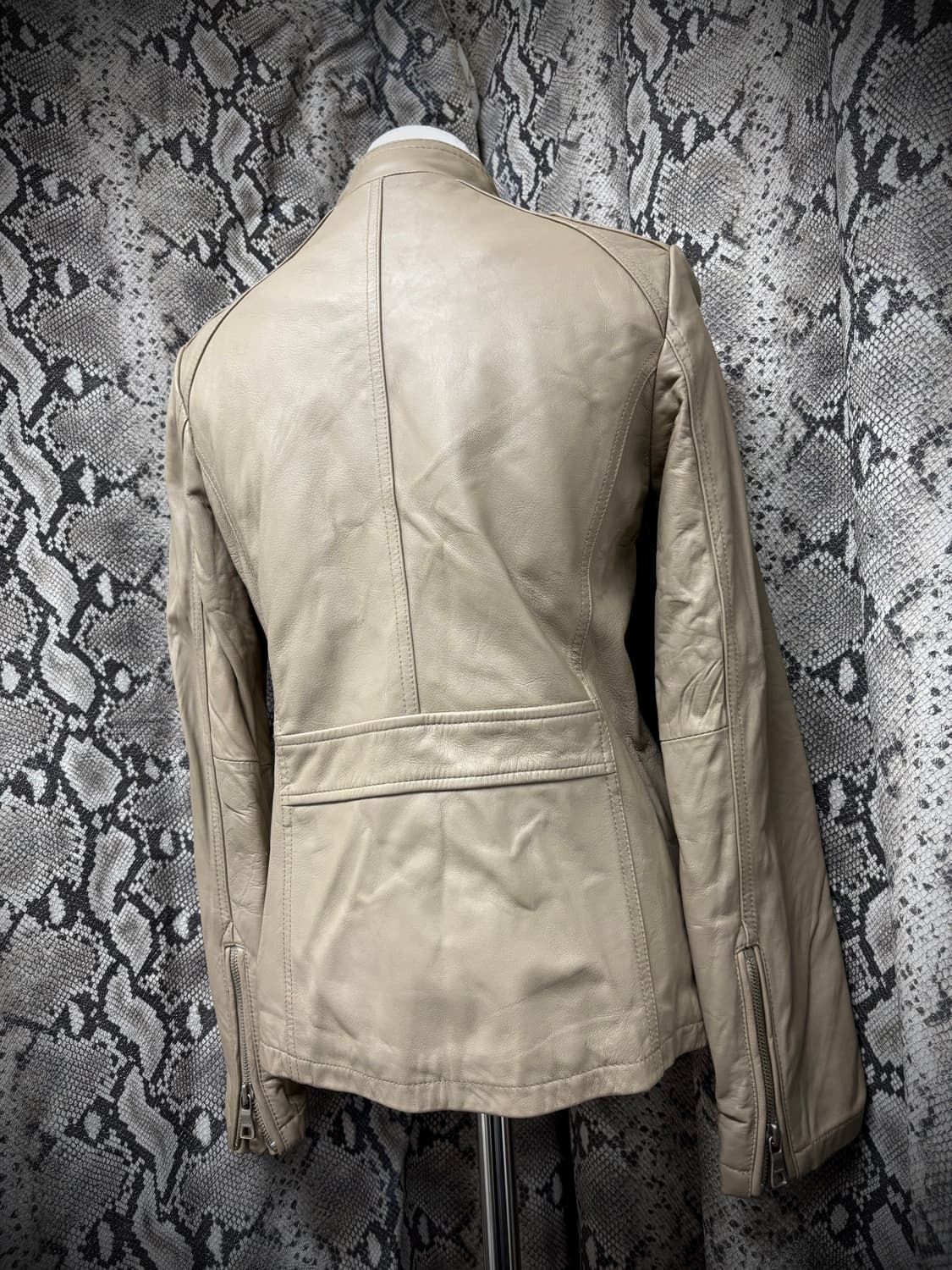  00‘s Drum Dyed Lamb Skin Utility Beige  상품이미지6