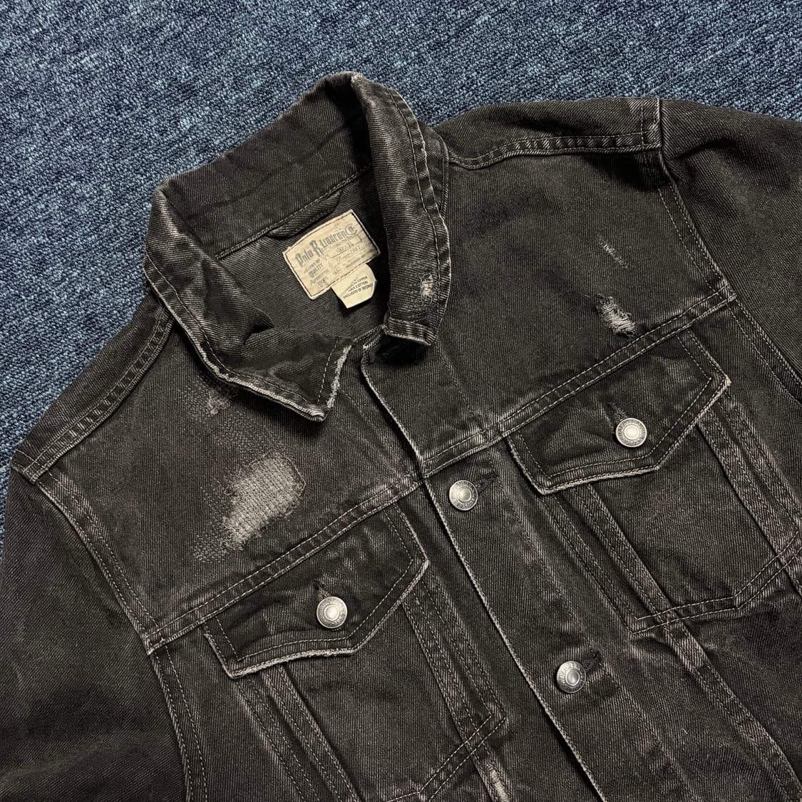 폴로 랄프로렌 성조기 블랙 데님 자켓 상품이미지3