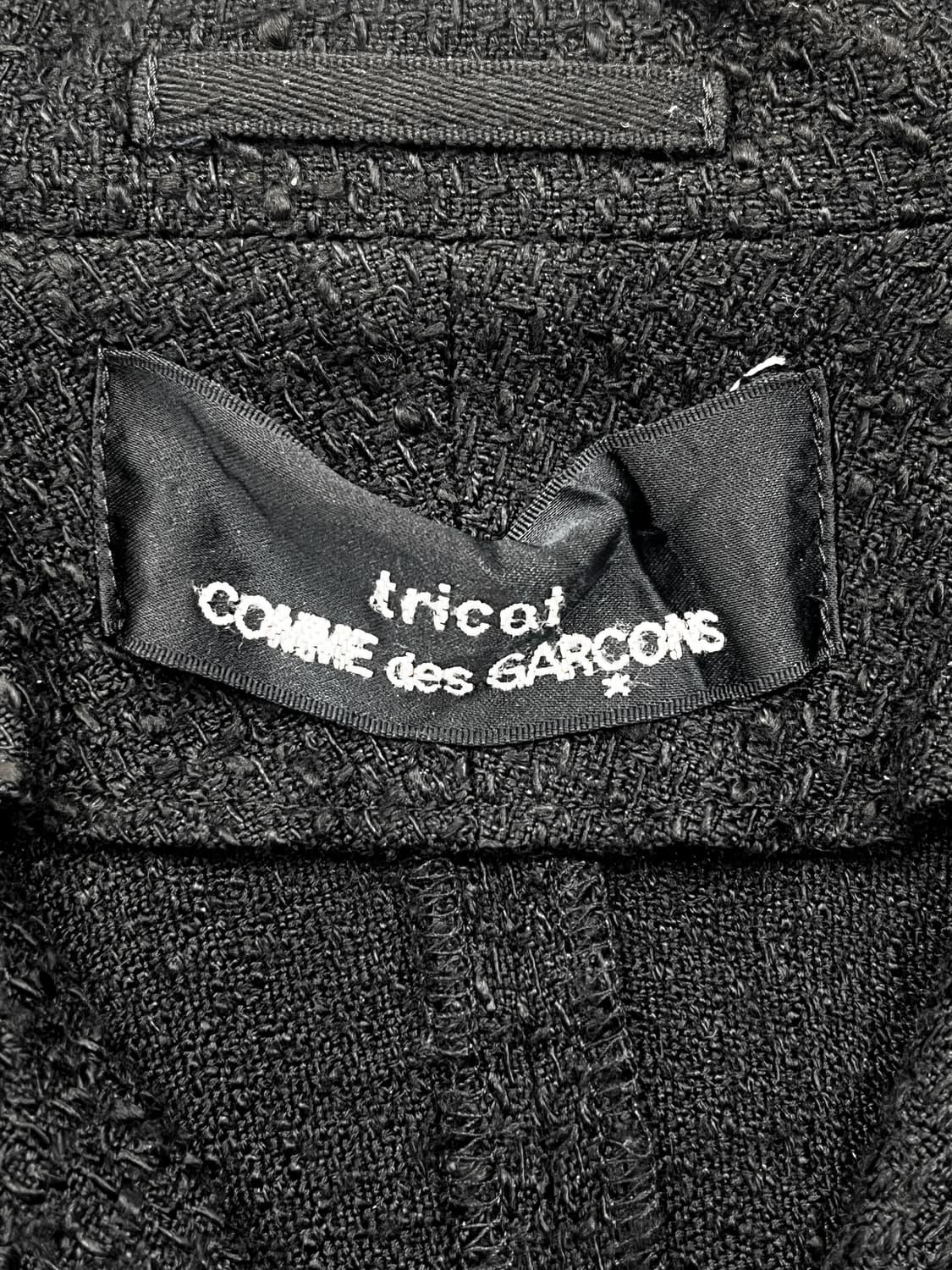 꼼데가르송 트리콧 Ad.1996 레이온 7B 블레이저 상품이미지5