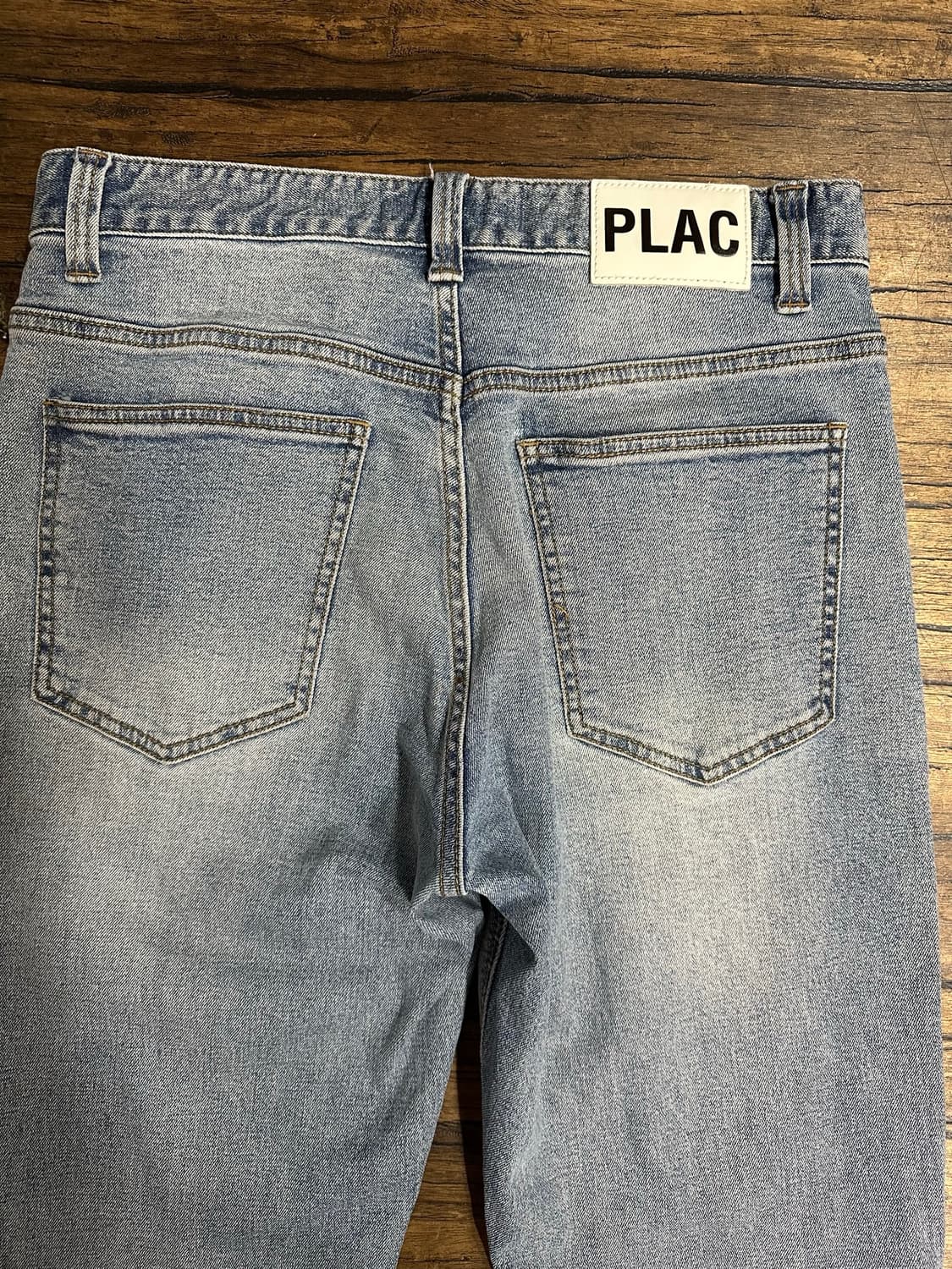플랙 PLAC 연청 슬림 테이퍼드 데님 팬츠 31인치 상품이미지7