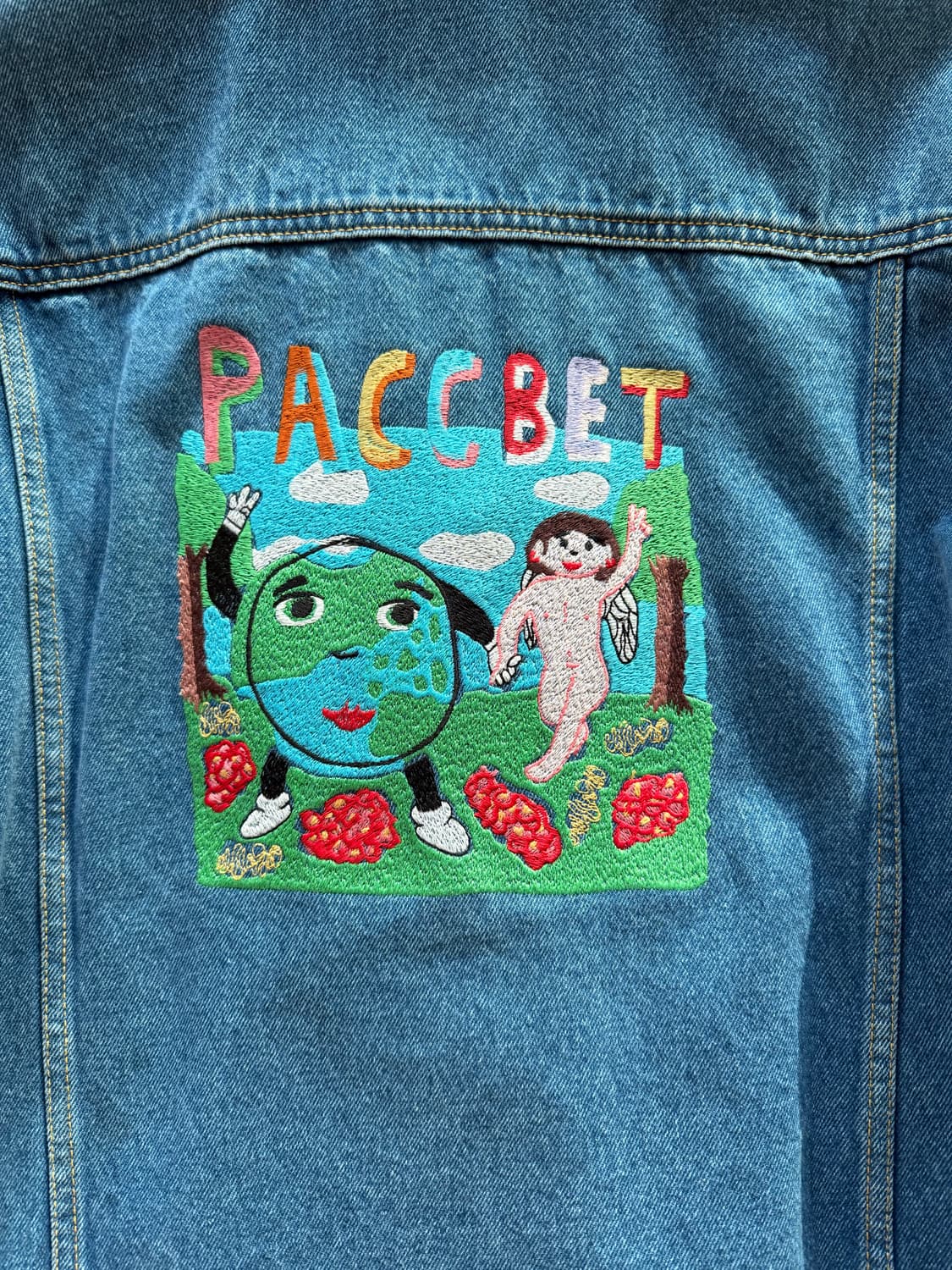 라스벳 고샤루브친스키 자수디테일 데님자켓 made in Italy🇮🇹 상품이미지6