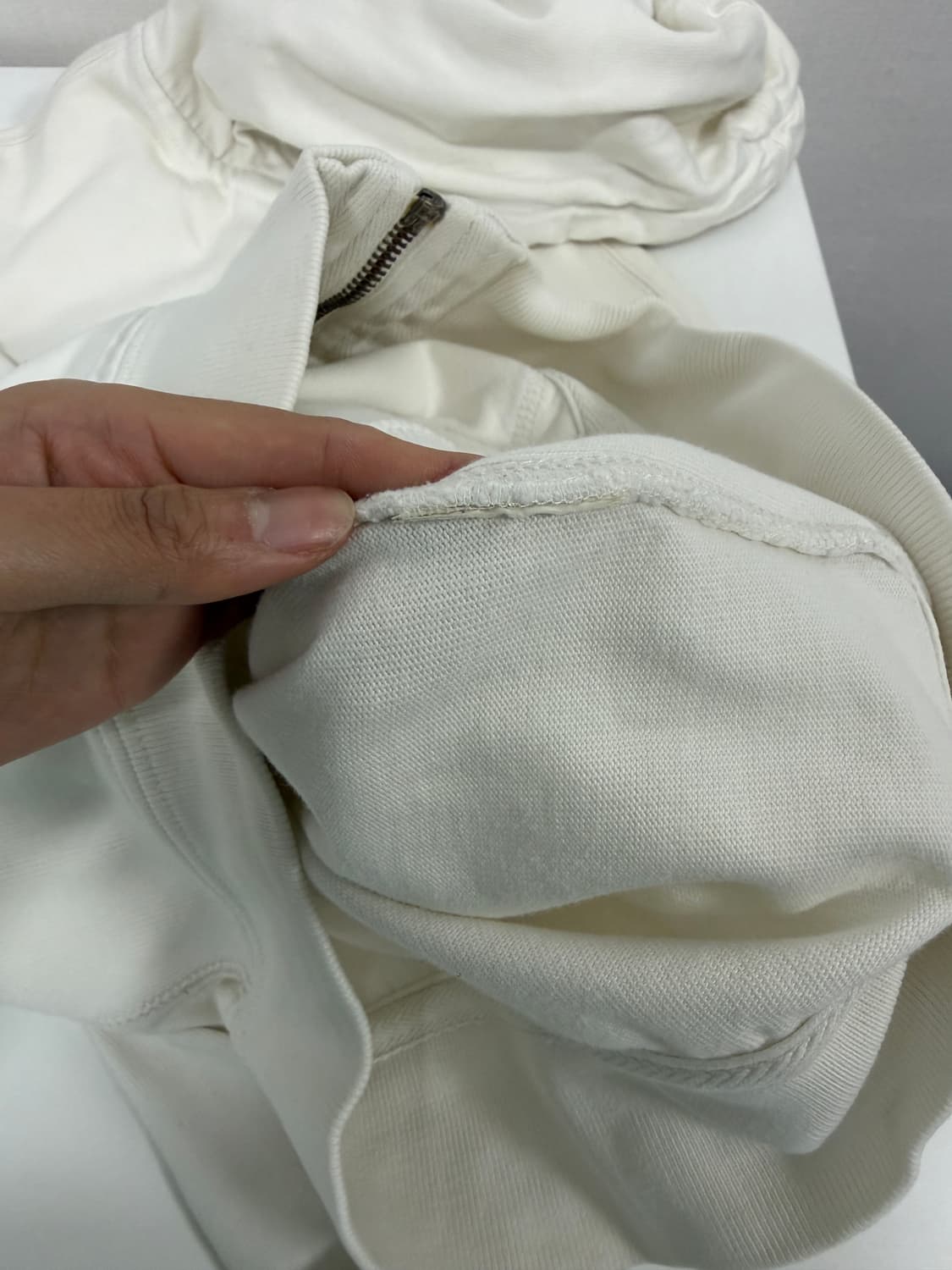 폴로 화이트 써멀 후드집업 (man s) 상품이미지3