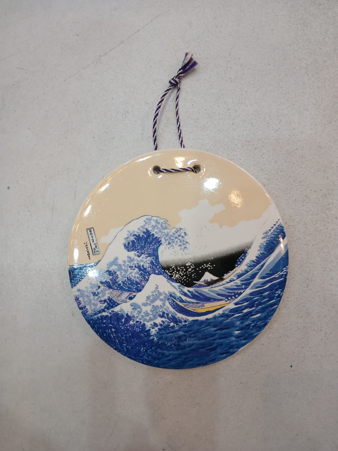 일본 가쓰시카 후쿠사이 벽걸이 그림 장식(도자기) 상품이미지1