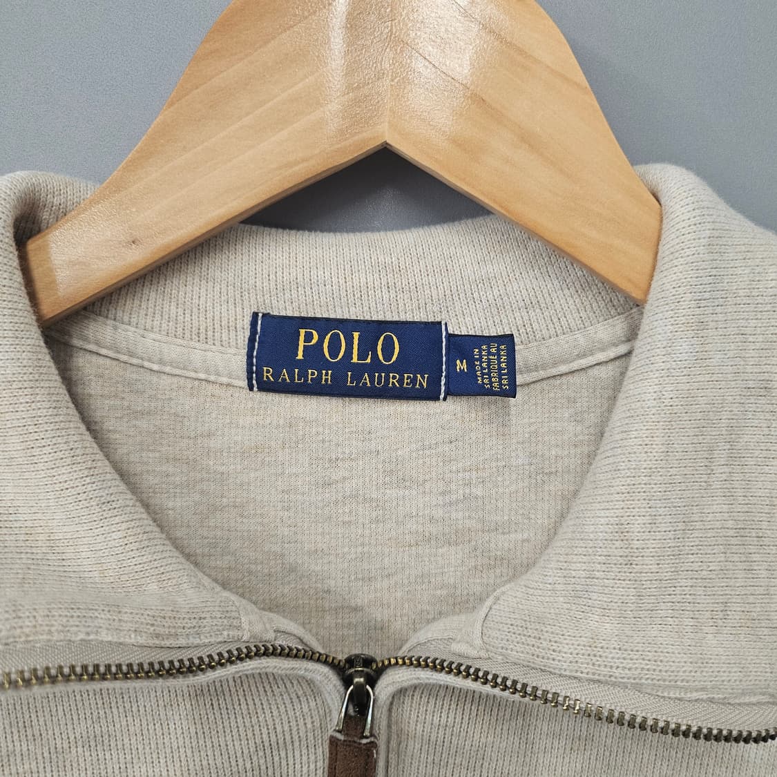 폴로랄프로렌 반집업 니트 오트밀 상품이미지4