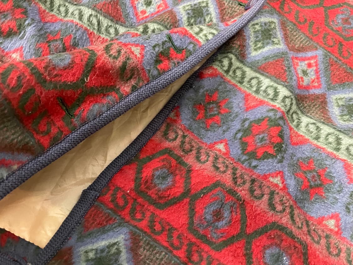 빈티지 에스닉 지오메트릭 노카라 자켓 J03561 상품이미지4