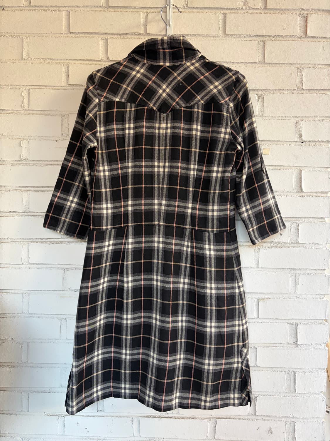 버버리 블루라벨 체크 7부 반팔 원피스 상품이미지5