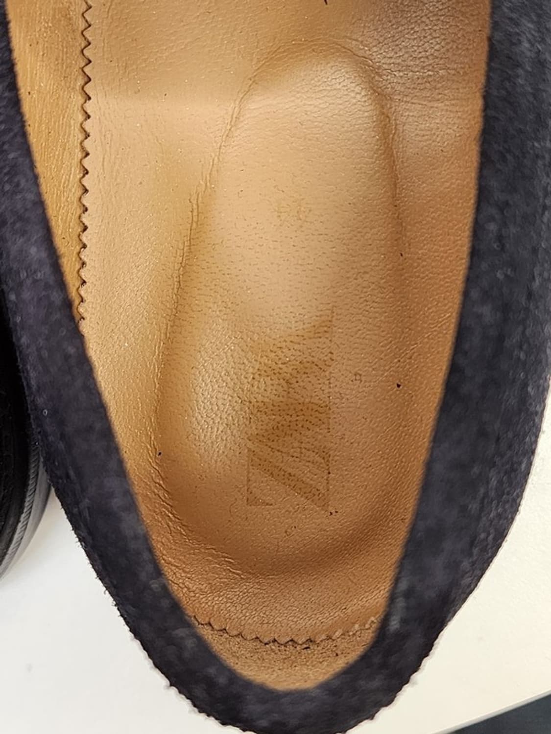 ZARA 네이비 스웨이드 테슬 로퍼 285 상품이미지5