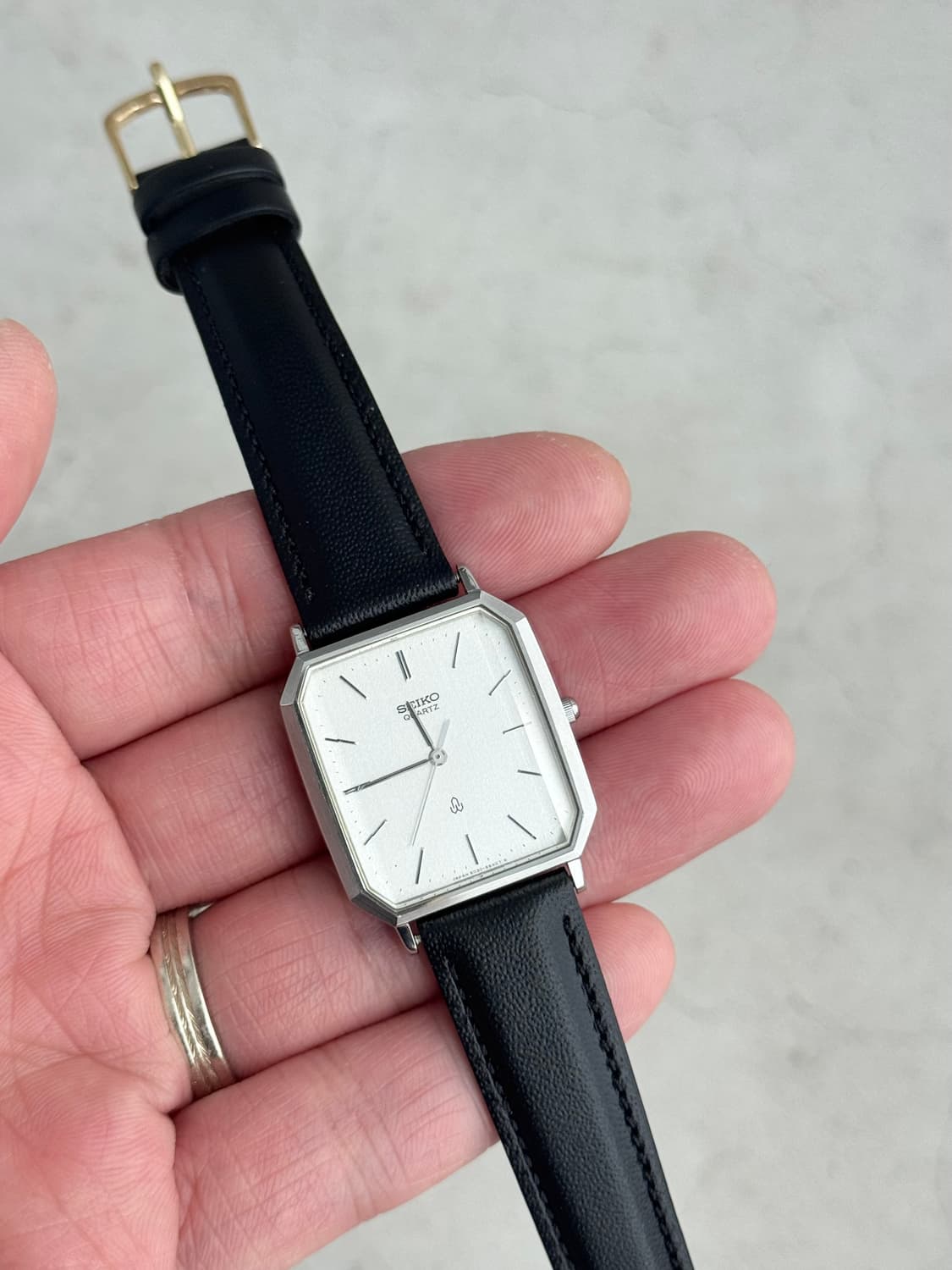 80s 빈티지 세이코 탱크 쿼츠 상품이미지9