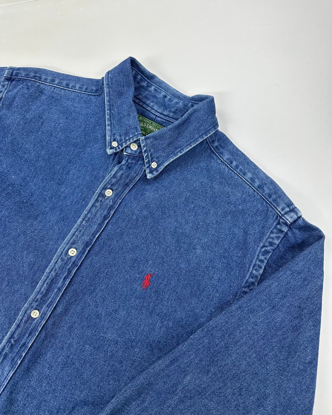 (XL)90'S POLO COUNTRY 데님셔츠-M1654 상품이미지3