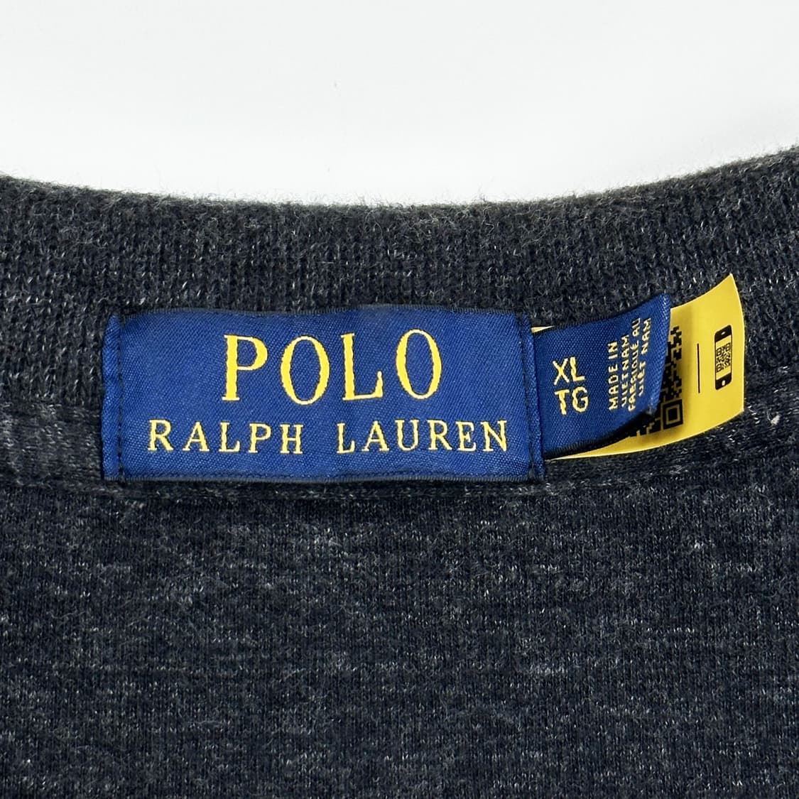 폴로 랄프로렌 클래식 하프집 반집업 니트 차콜 그레이 XL 상품이미지5