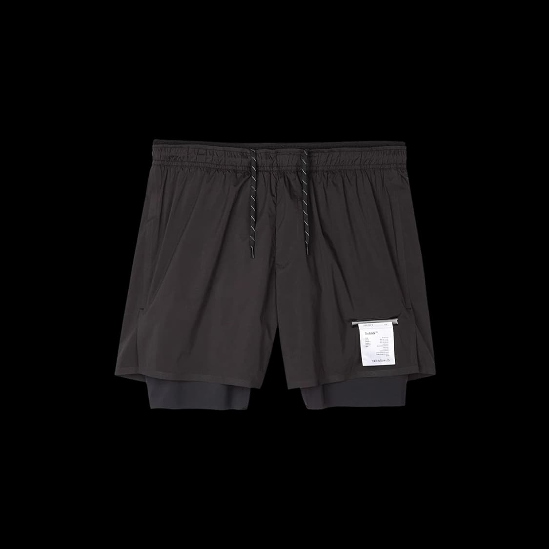 새티스파이 테크실크 8인치 쇼츠 블랙 S 사이즈 상품이미지1