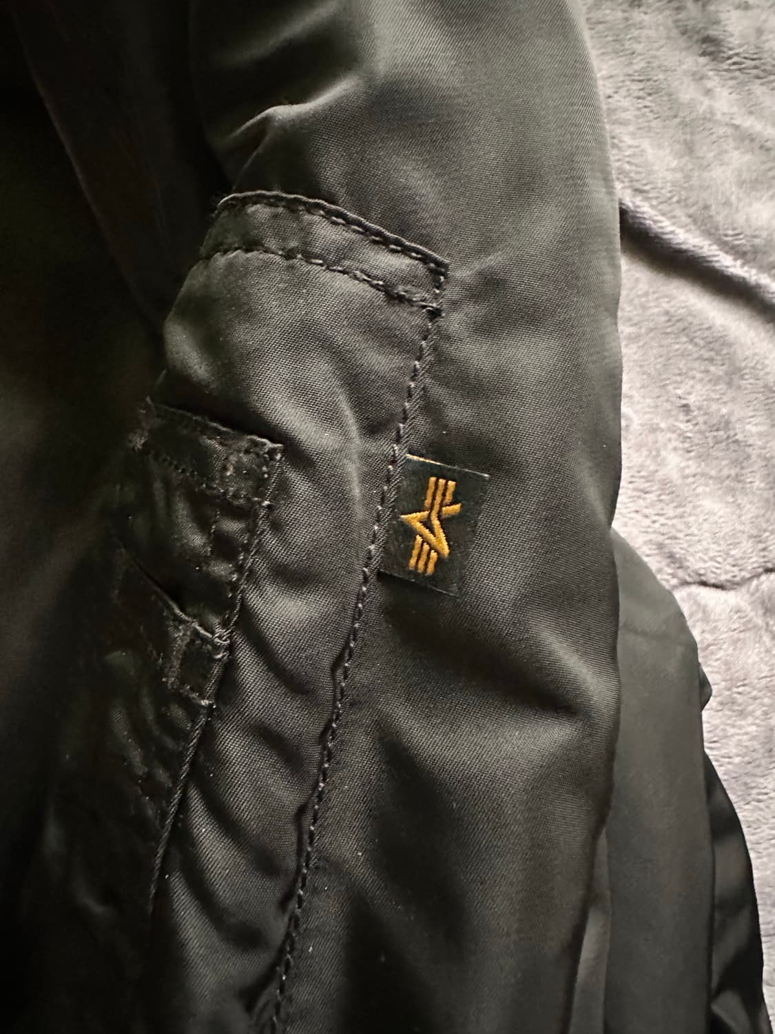 알파인더스트리 MA-1 블랙 상품이미지2