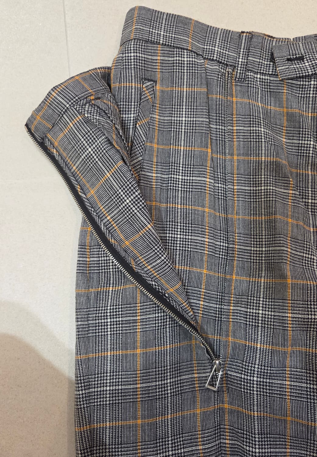 송지오 남성 체크 바지 90사이즈. 새상품 상품이미지5