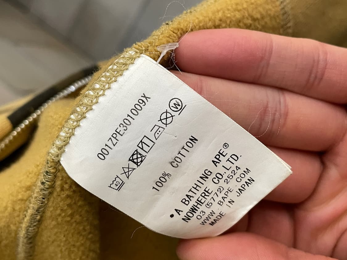 베이프 카모 샤크 후드집업 상품이미지9