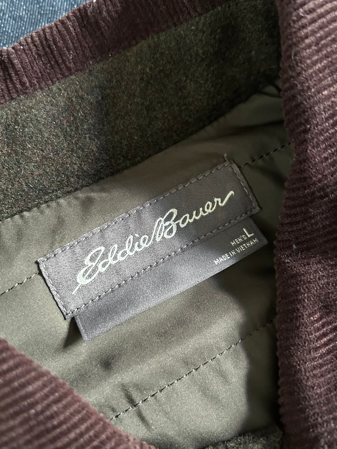 에디바우어 울 블렌드 코듀로이 칼라 헌팅자켓 상품이미지5