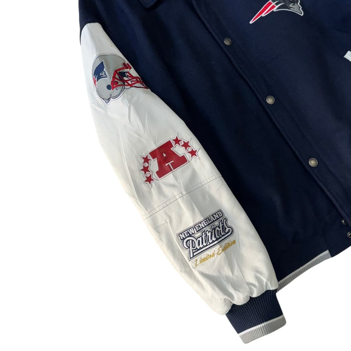 [~110] New England Patriots 슈퍼볼 바시티 자켓  상품이미지4