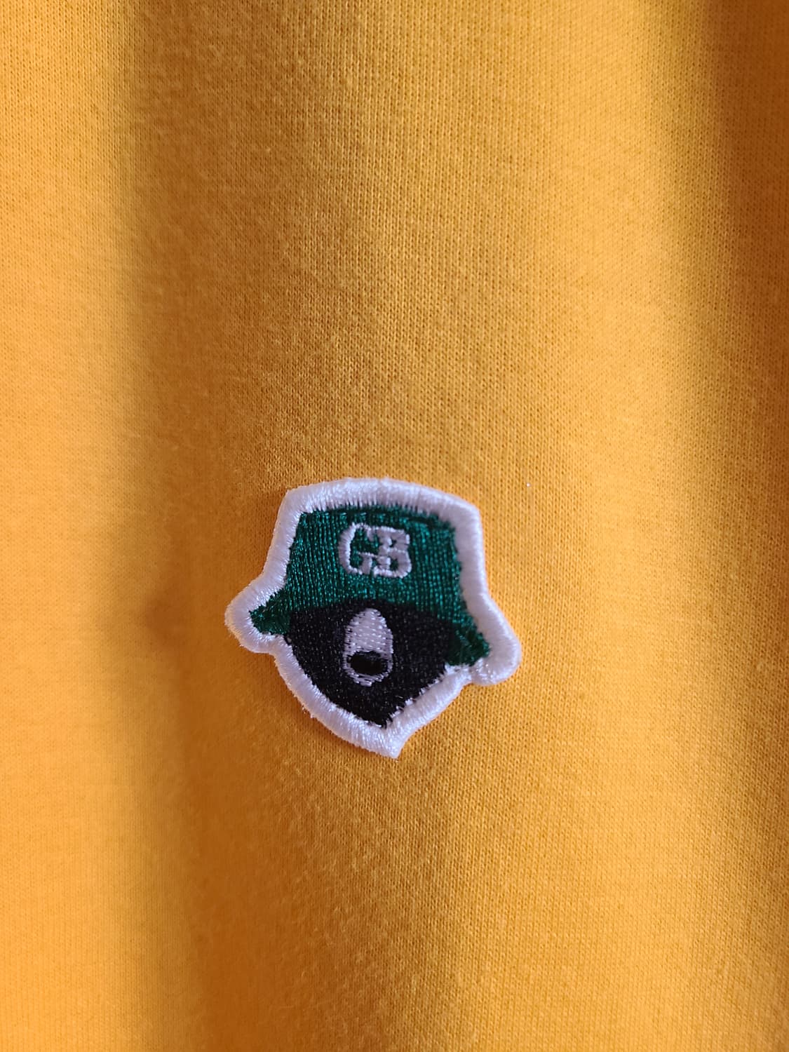 골든베어 반팔 맨투맨 옐로우 상품이미지2