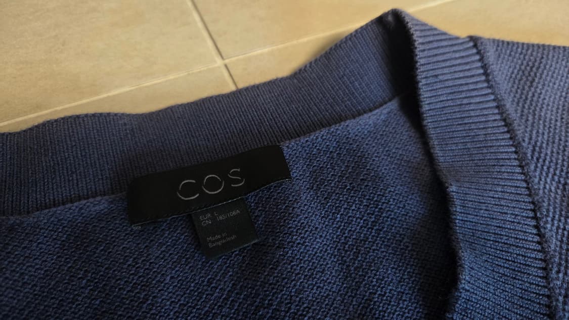 Cos 코스 니티드 크루넥 반팔 티셔츠  상품이미지4