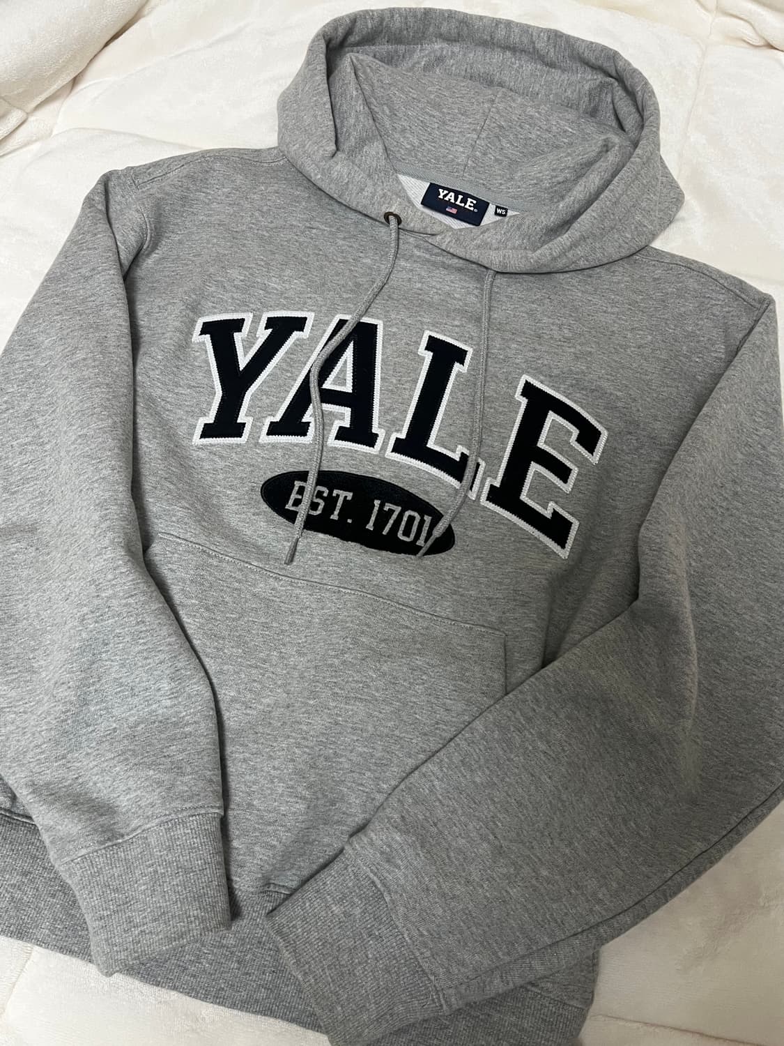 예일 그레이 후드티 상품이미지1
