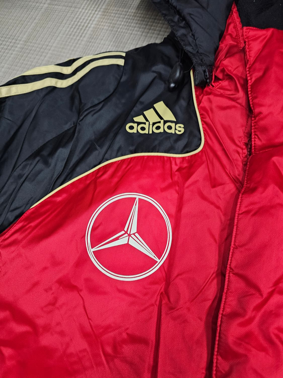 아디다스 독일 축구대표팀 벤치파카 롱하프패딩 상품이미지4