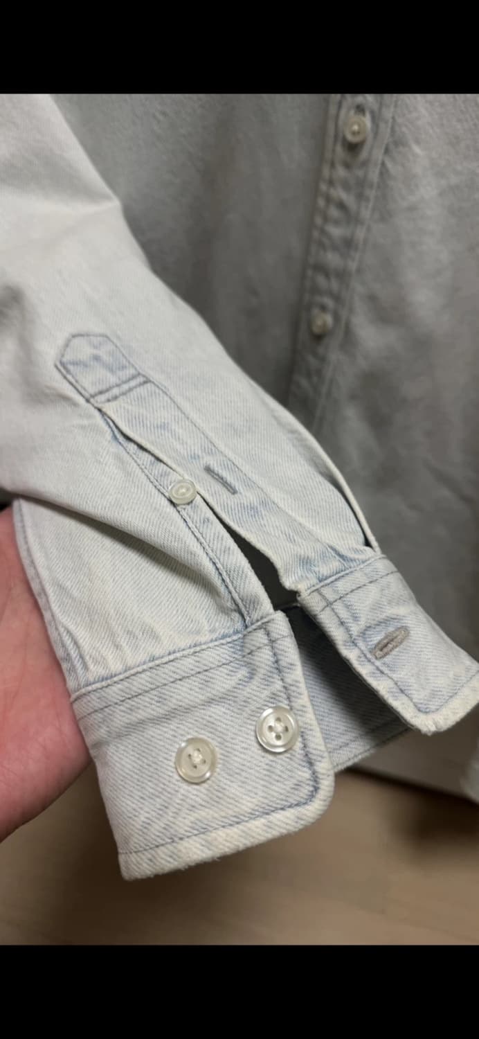 슈프림스몰박스워싱데님셔츠24FW L 상품이미지3