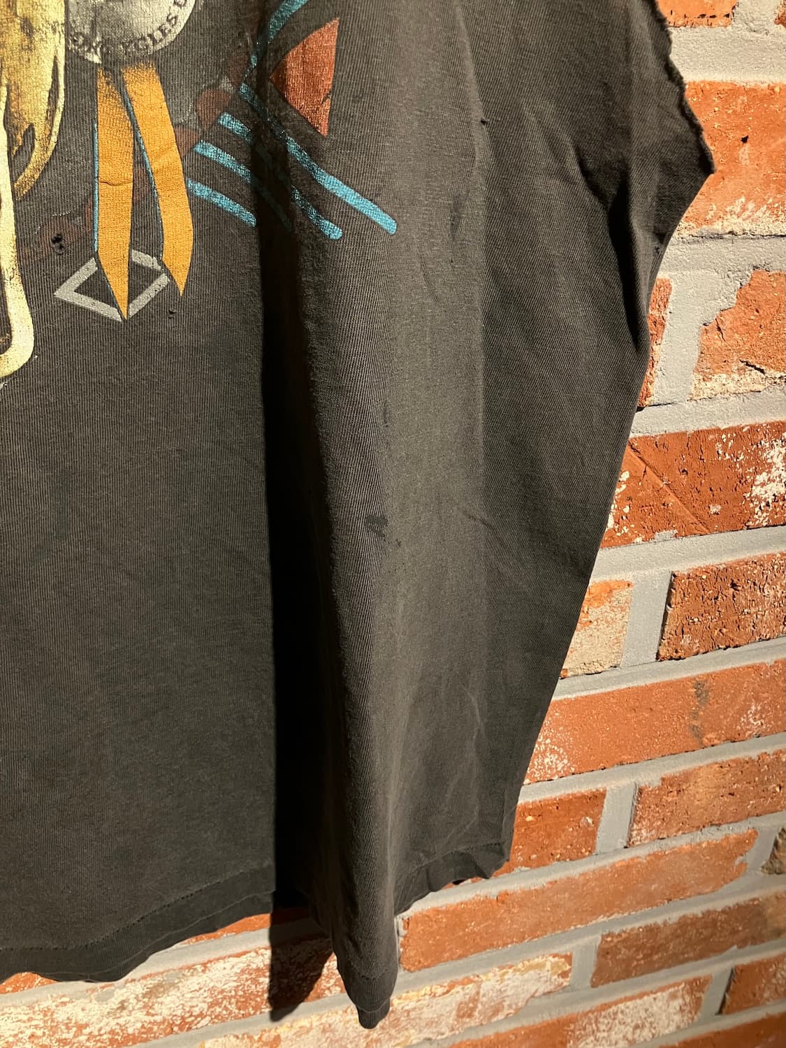 90s USA 빈티지 할리데이비슨 슬리브리스 나시 상품이미지5