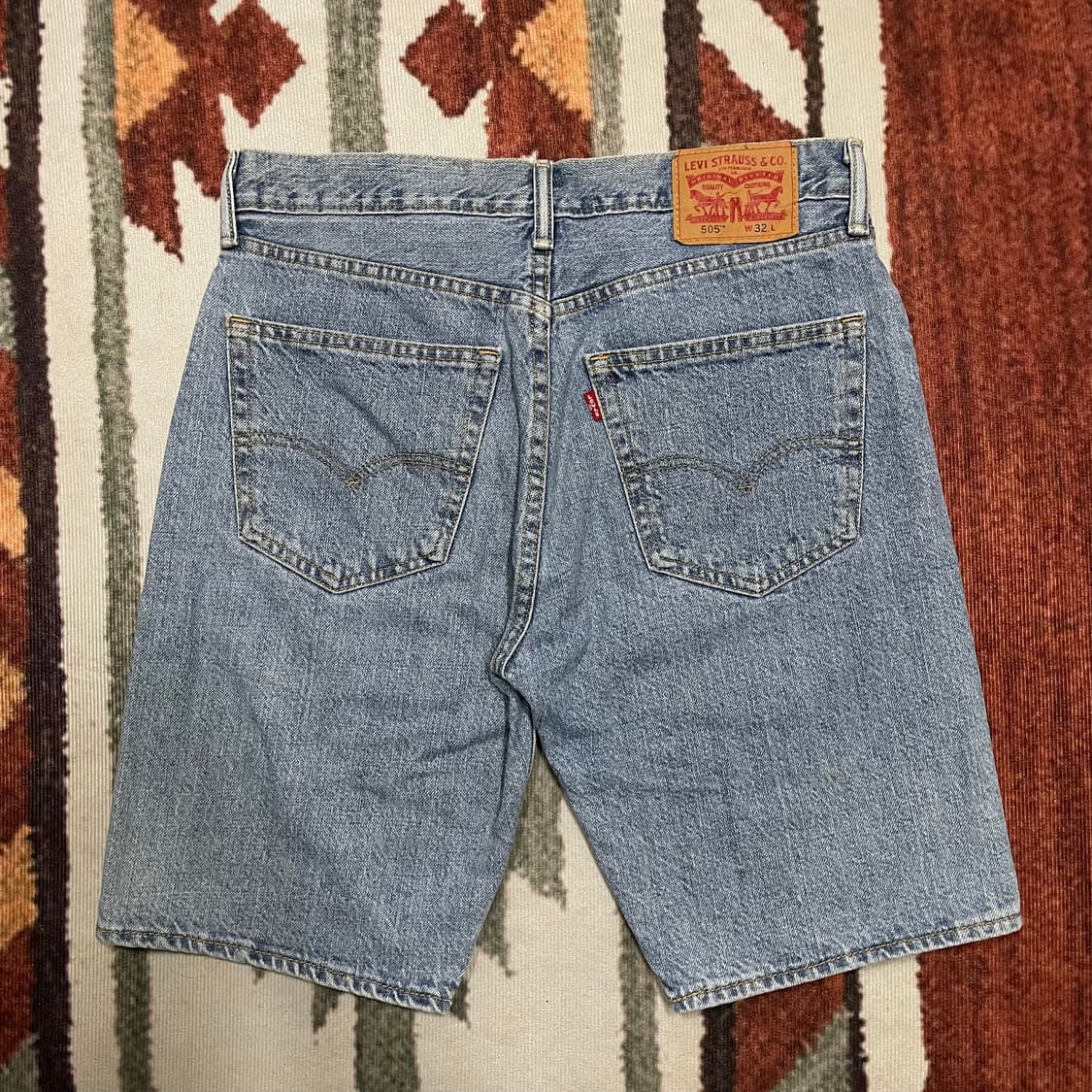 [32] Levis 리바이스 505 데님 쇼츠 숏츠 하프 청반바지 청바지 상품이미지2