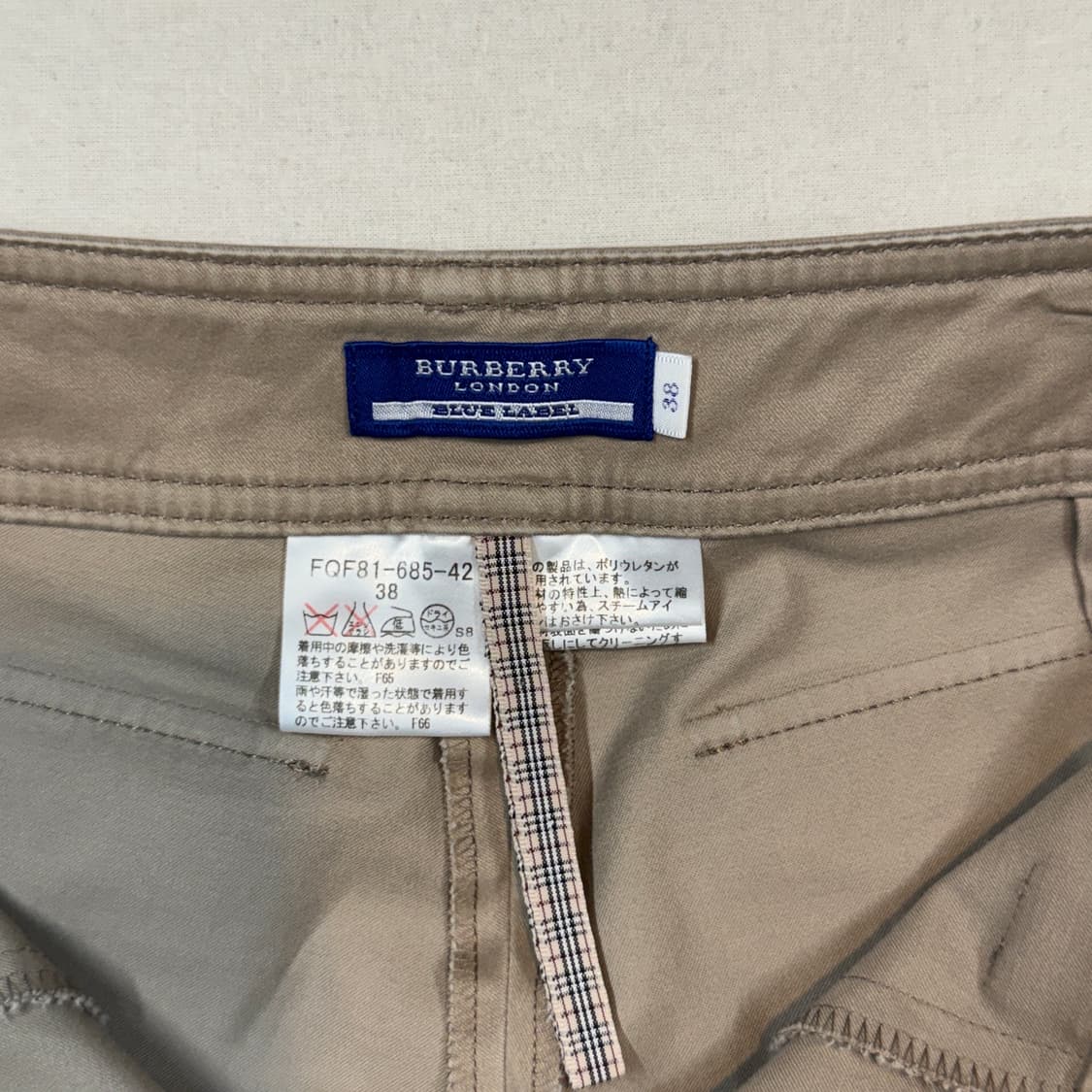 30inch) 버버리 블루라벨 면바지 부츠컷 팬츠 상품이미지7