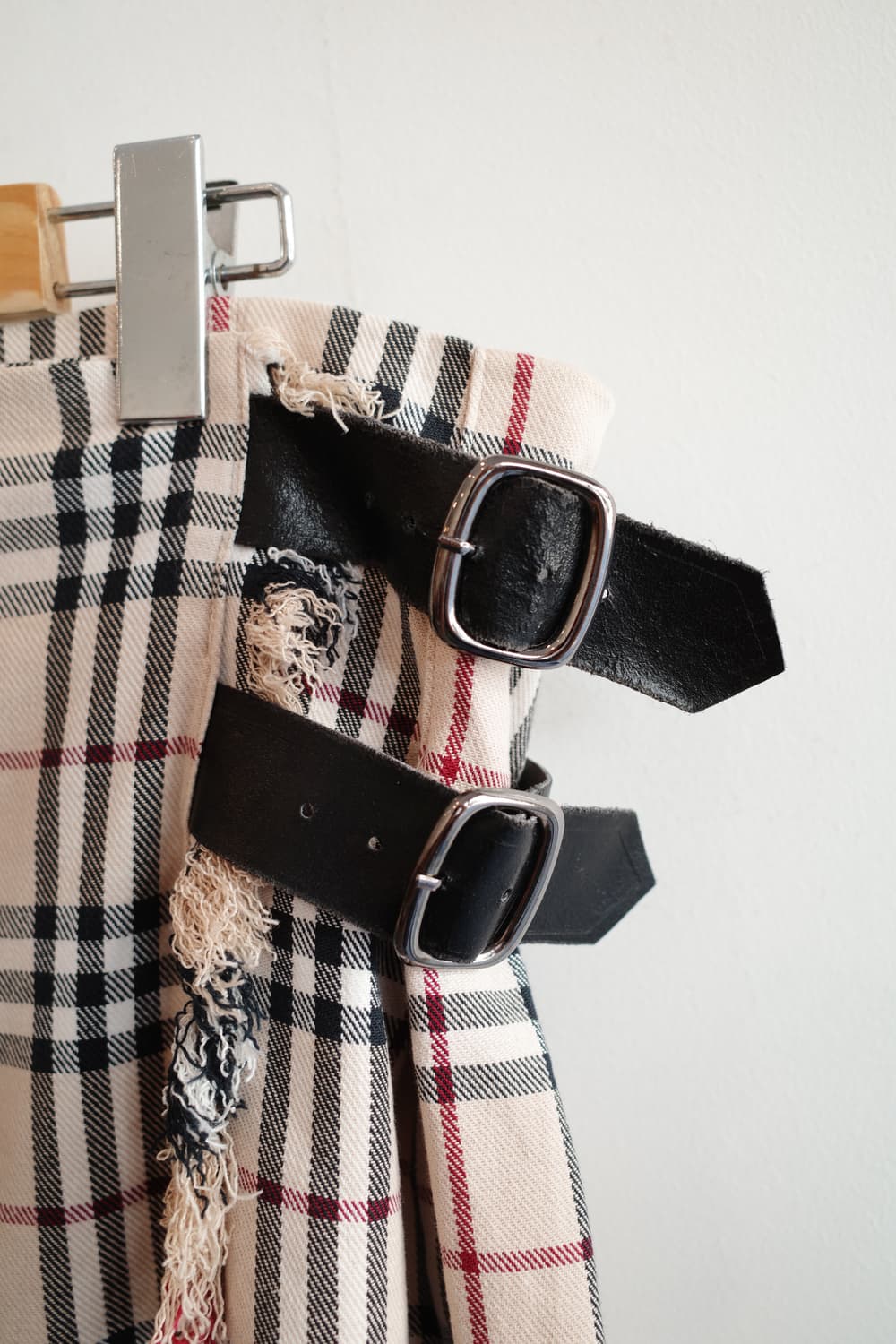Burberry 버버리 노바체크 코튼 랩 스커트 (31인치) 상품이미지2