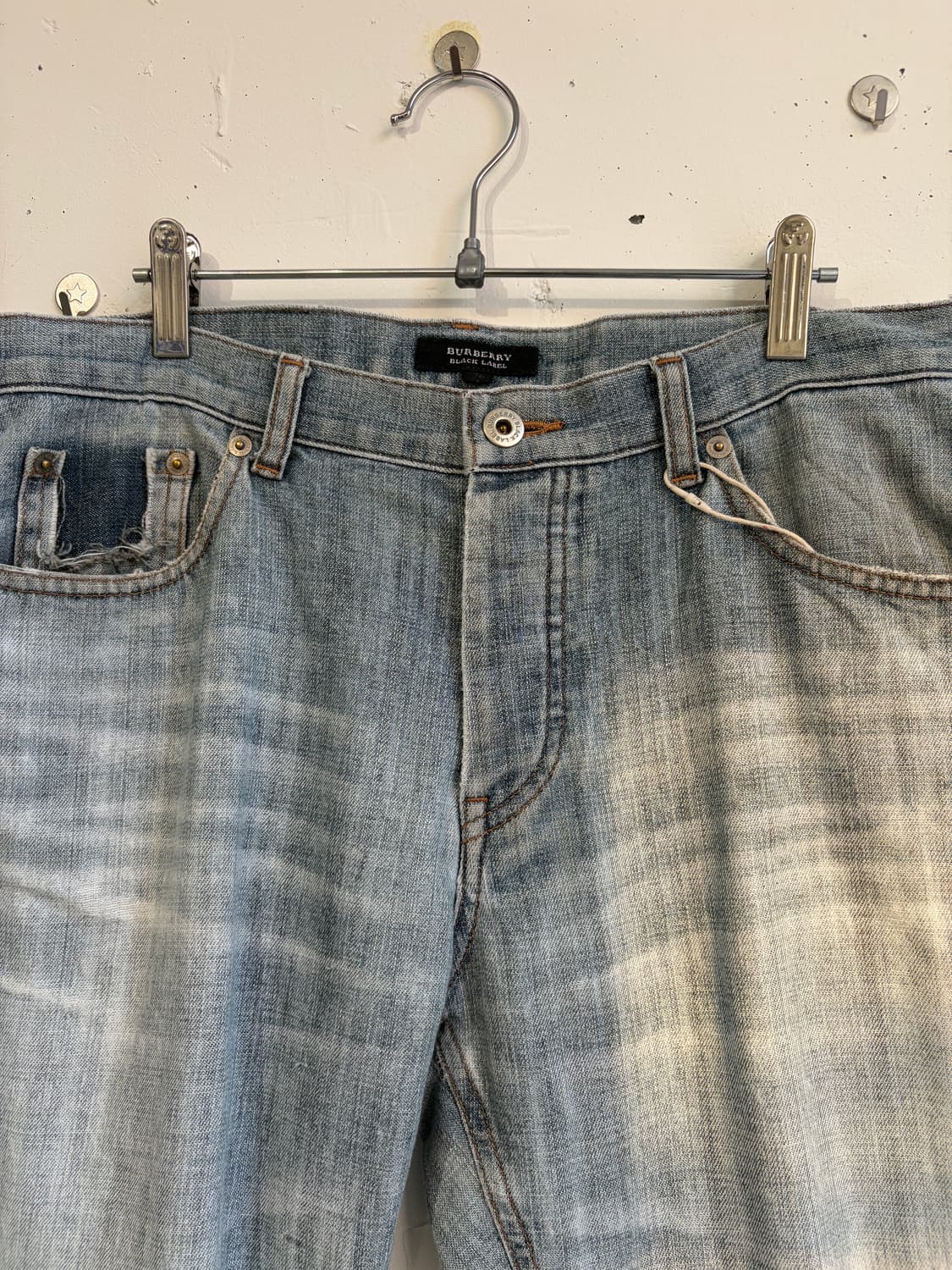 BURBERRY BLACK LABEL denim shorts 상품이미지2
