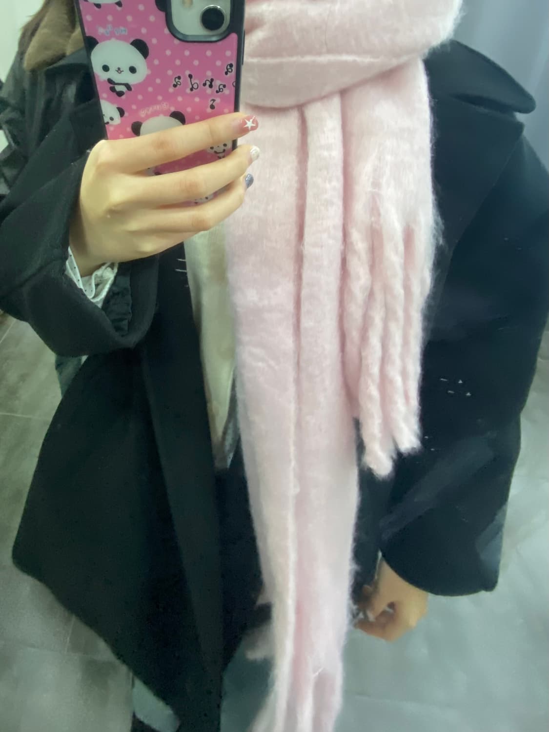 애니원모어 하프 코트 (착샷ㅇ) 상품이미지3