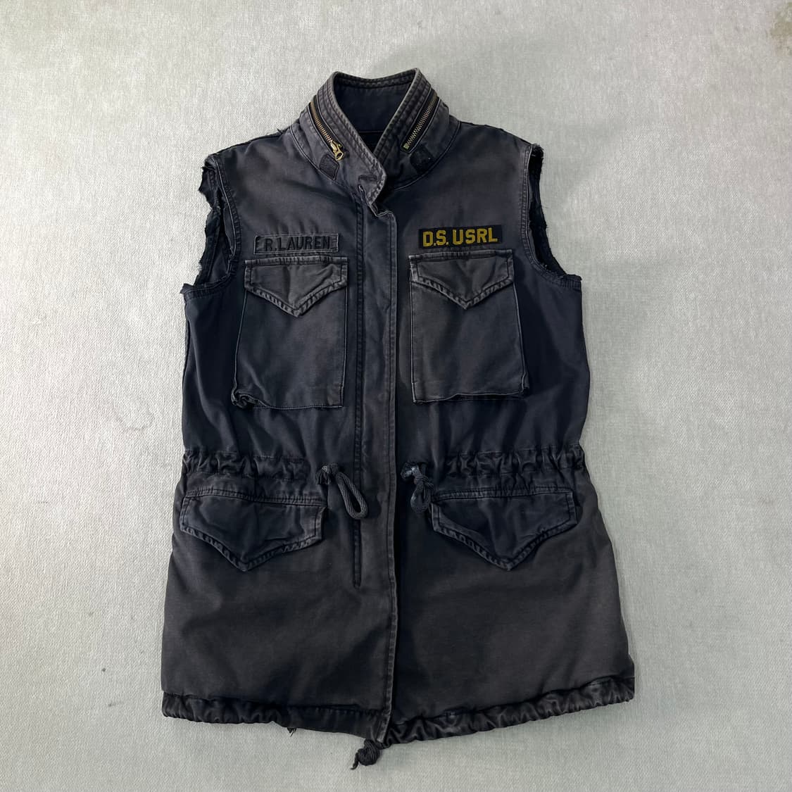 95 폴로랄프로렌 데님앤서플라이 성조기 야상 조끼 자켓 상품이미지1