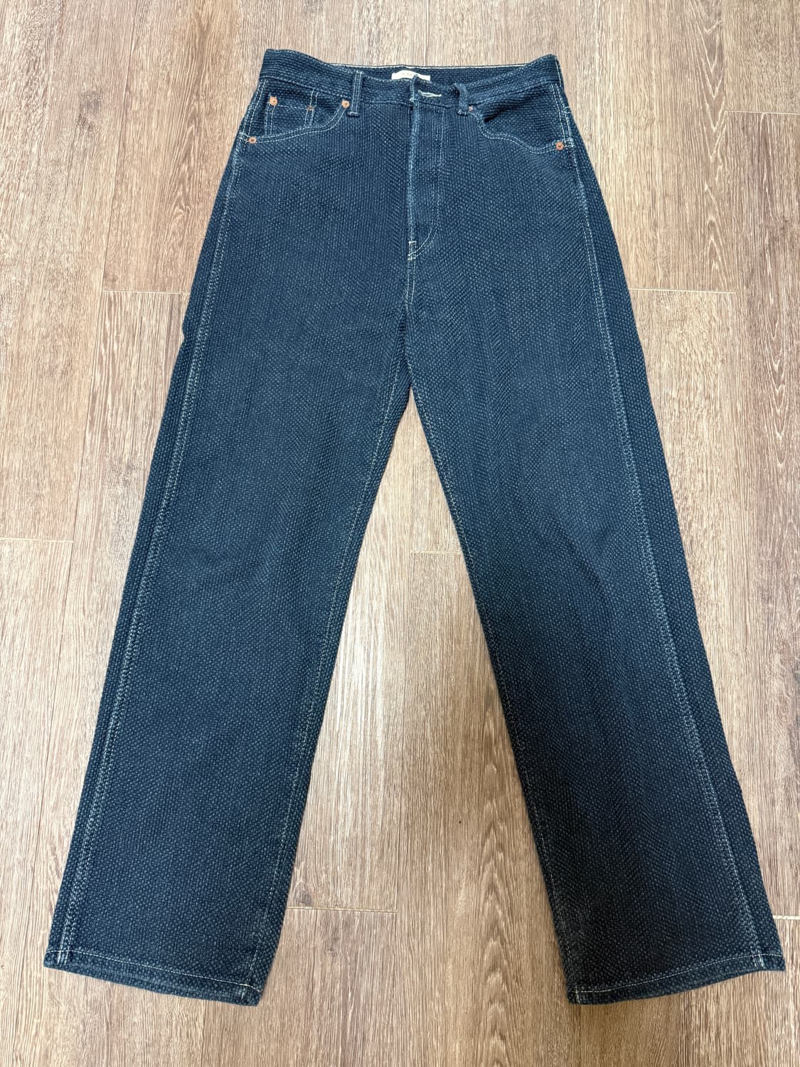 키바타 사시코 올드블루 데님팬츠 2사이즈 상품이미지1