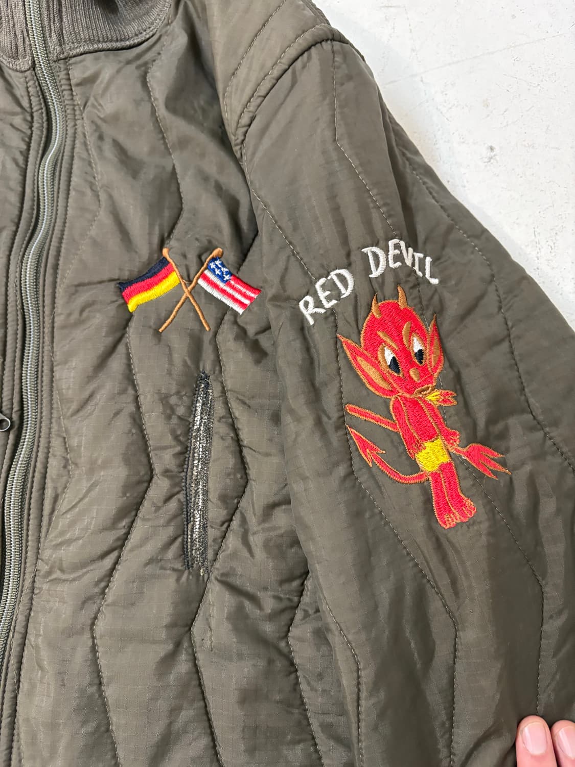 80’s German Army Liner Custom Jacket. 상품이미지4