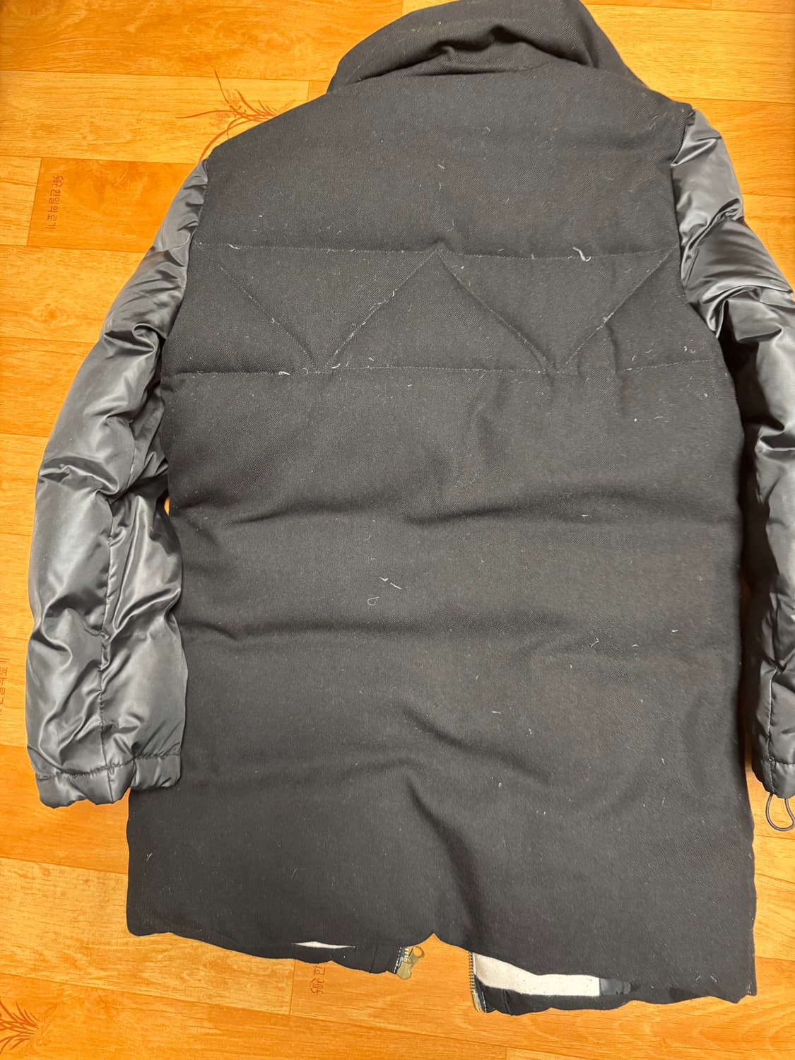 쟈니헤잇재즈 블랙 울패딩 상품이미지6