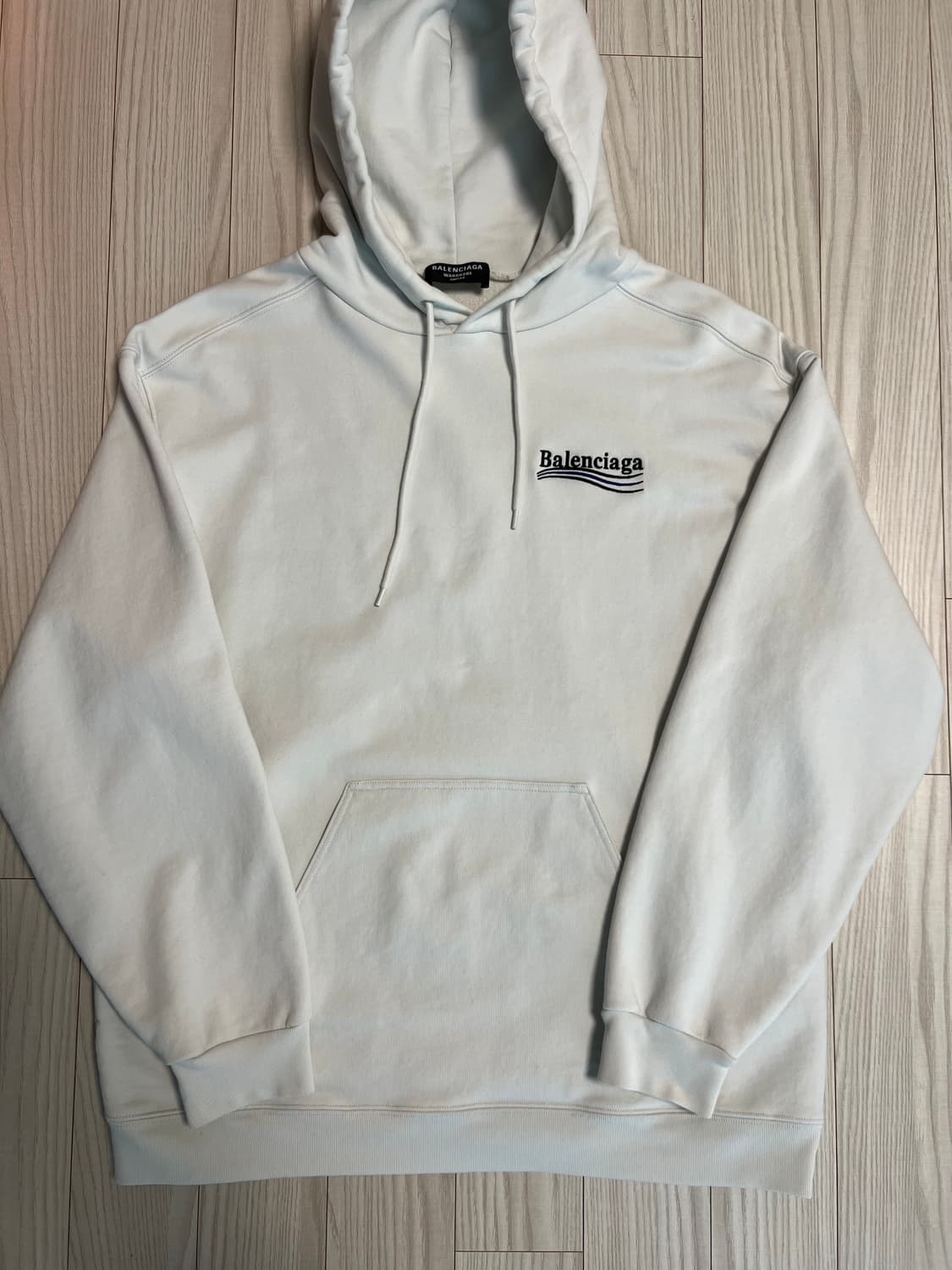 발렌시아가 자수 후드티 상품이미지1