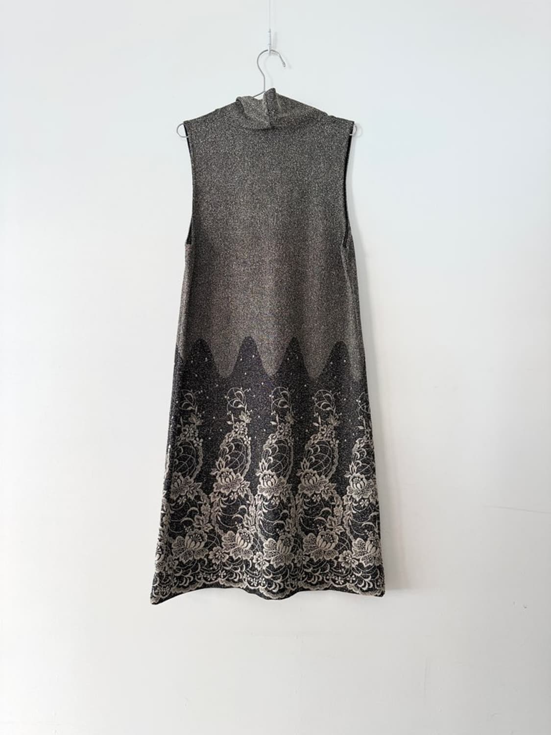 Lotus flower high neck top & ops 상품이미지2