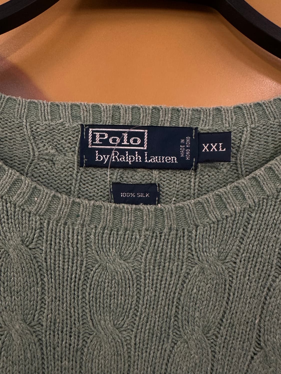 POLO 폴로 연그린 케이블니트 상품이미지3
