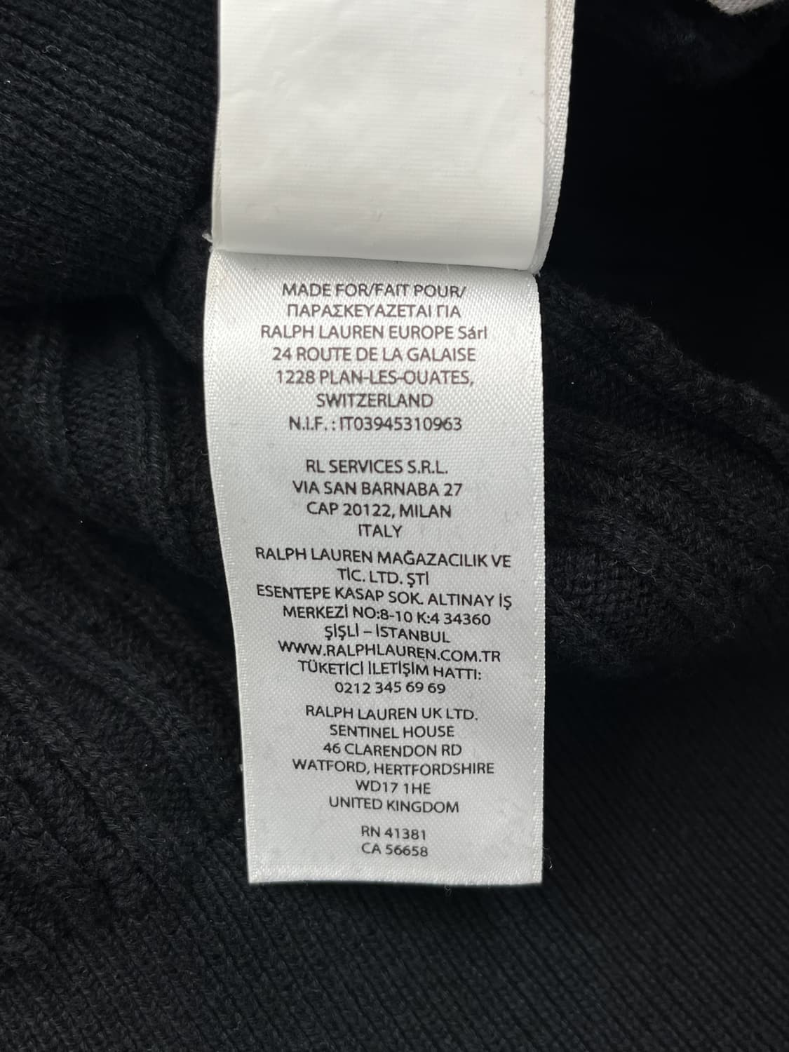 폴로 랄프 로렌 QR 라벨 케이블 가디건 상품이미지10