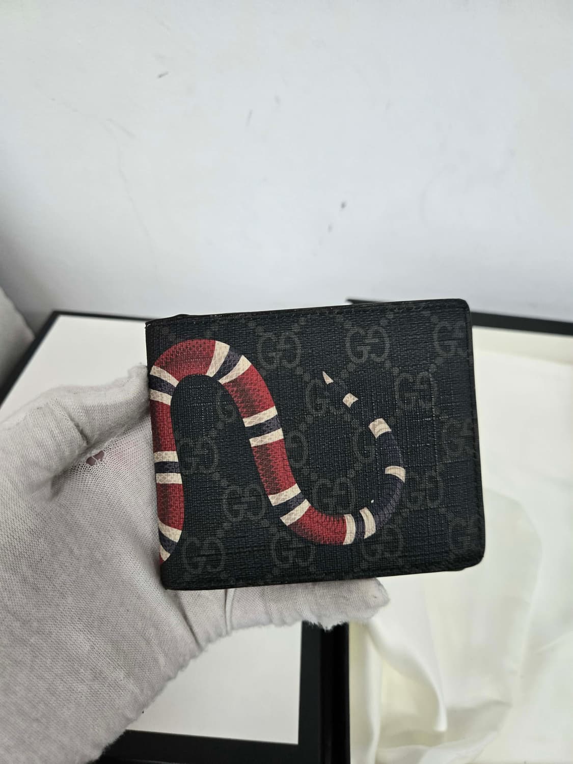 [보증서 정품] 구찌 킹스네이크 반지갑 상품이미지3