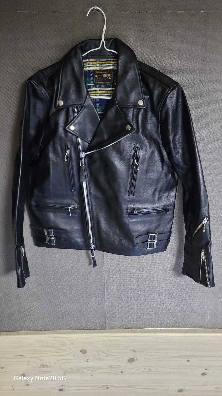 아운스텐딩 가죽자켓 상품이미지1