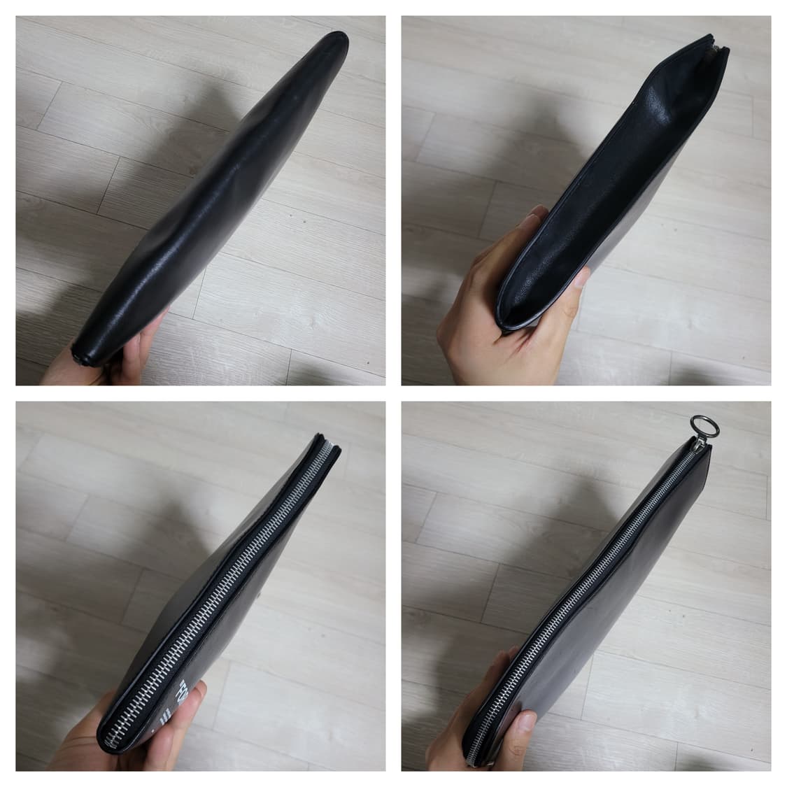 정품 오프화이트 포 워크 블랙 클러치 백 상품이미지7