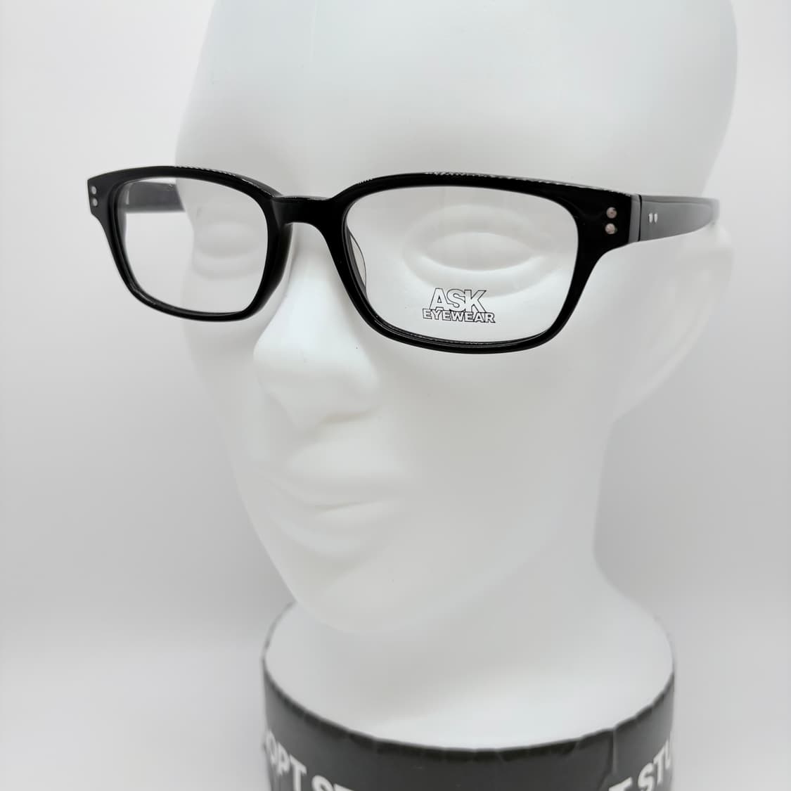 ASK 사각 블랙 빈티지 뿔테 상품이미지5