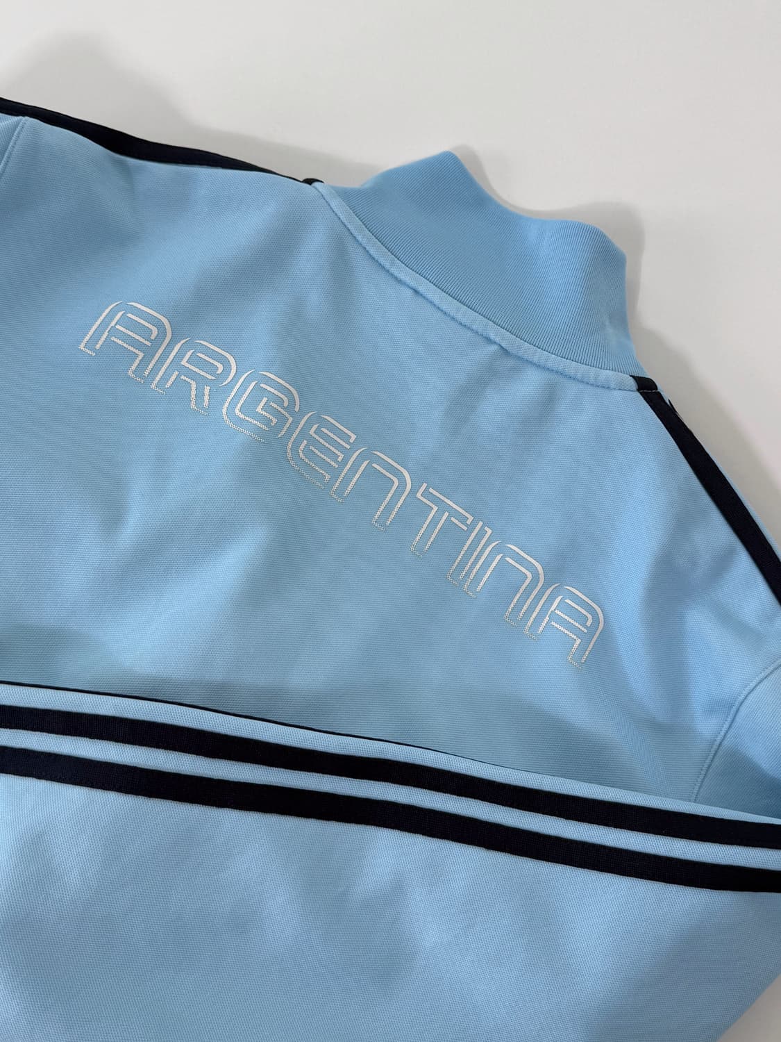 아디다스 루즈핏 아르헨티나 스카이블루 트랙 져지 상품이미지3