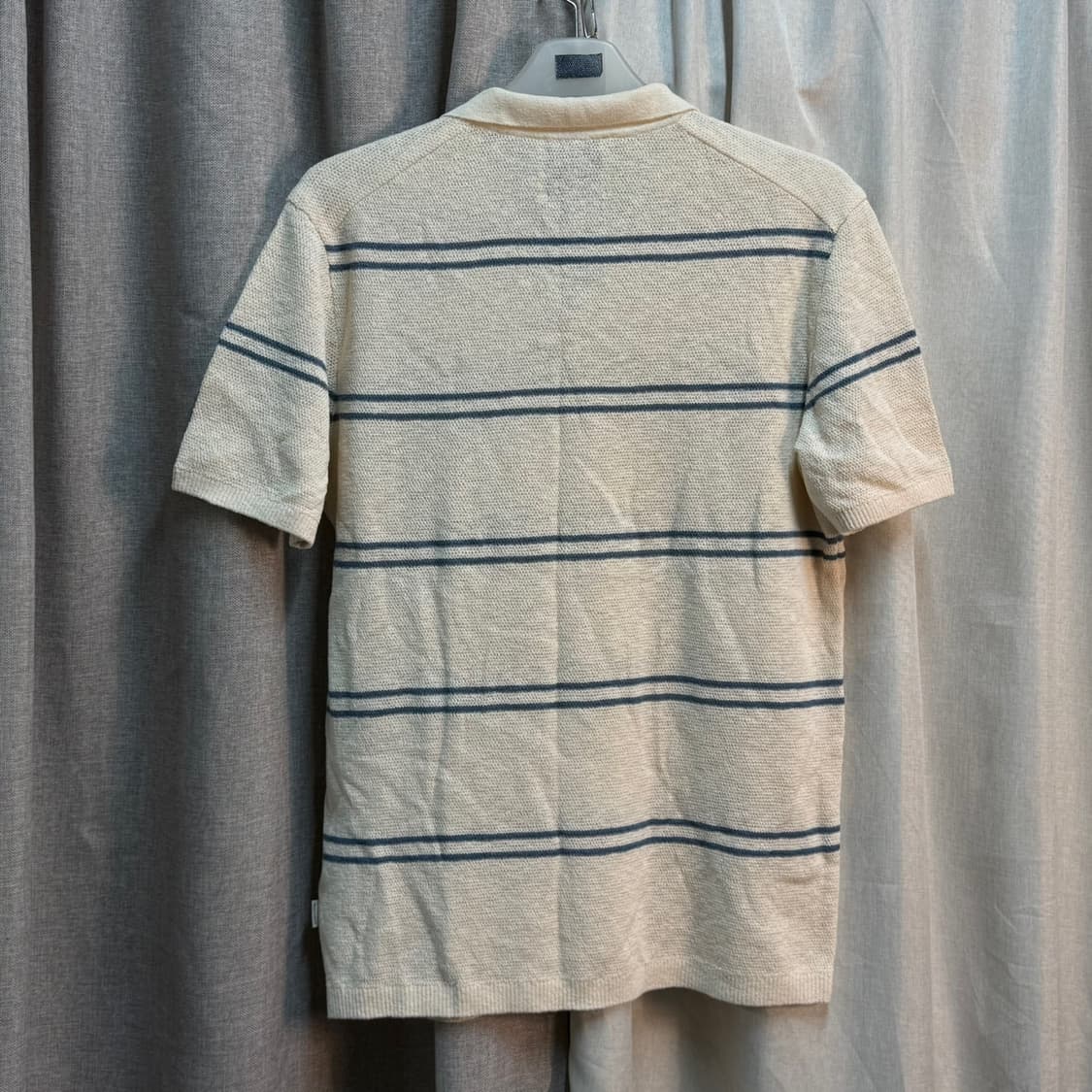 [XL] 헨리코튼 아사 면 여름 니트 반팔카라티 상품이미지5