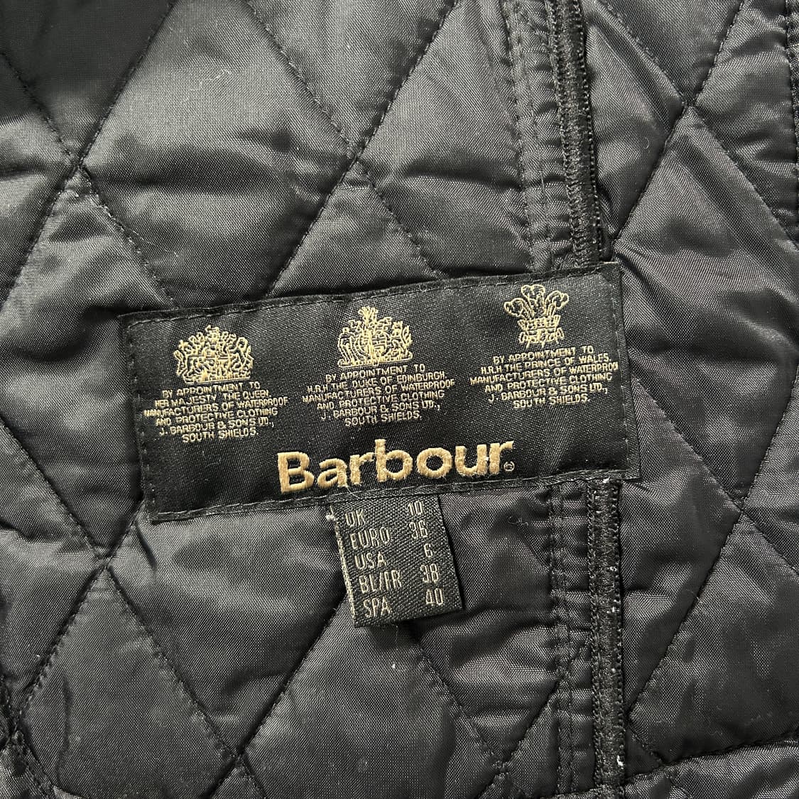 [우먼95] 바버 인터네셔널 퀼팅 자켓(허리끈x) 상품이미지3